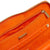 Tangerine orange interior jewelry zipper storage wallet