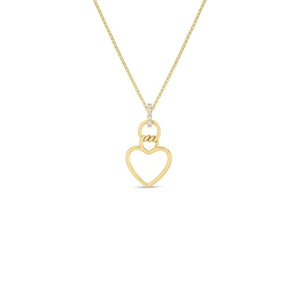 Cialoma Diamond Heart Necklace