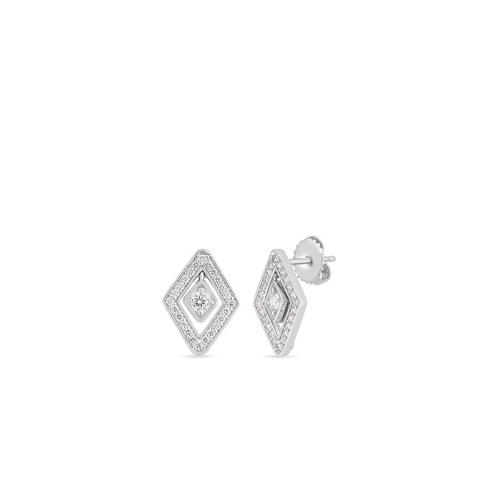 Diamante Lozenge Earrings