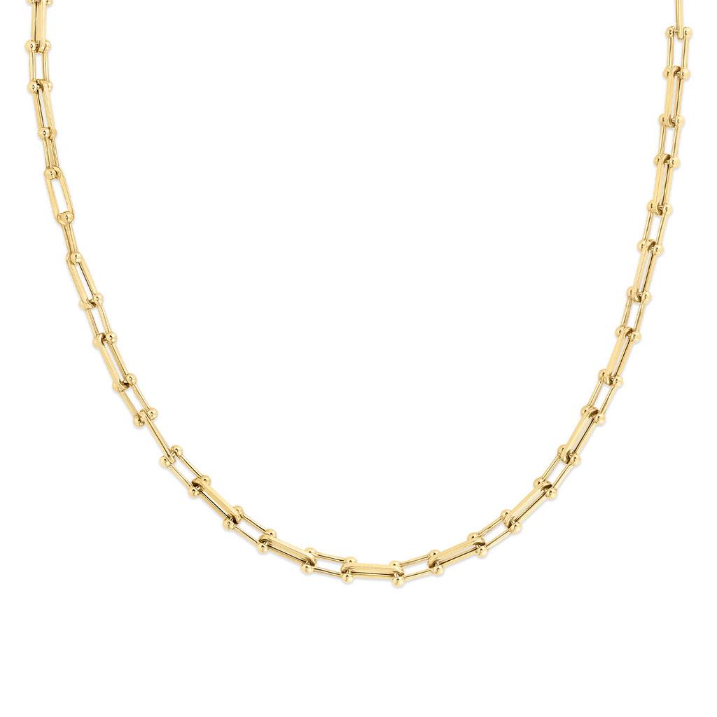 Knob Link Chain Necklace