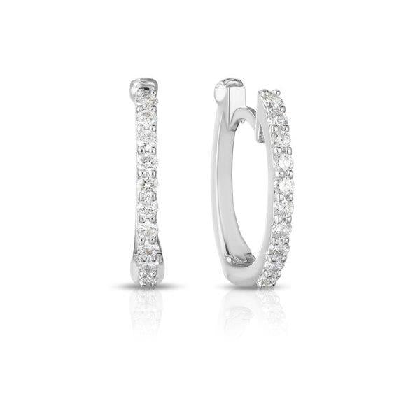 Diamond Pave Huggy Earrings