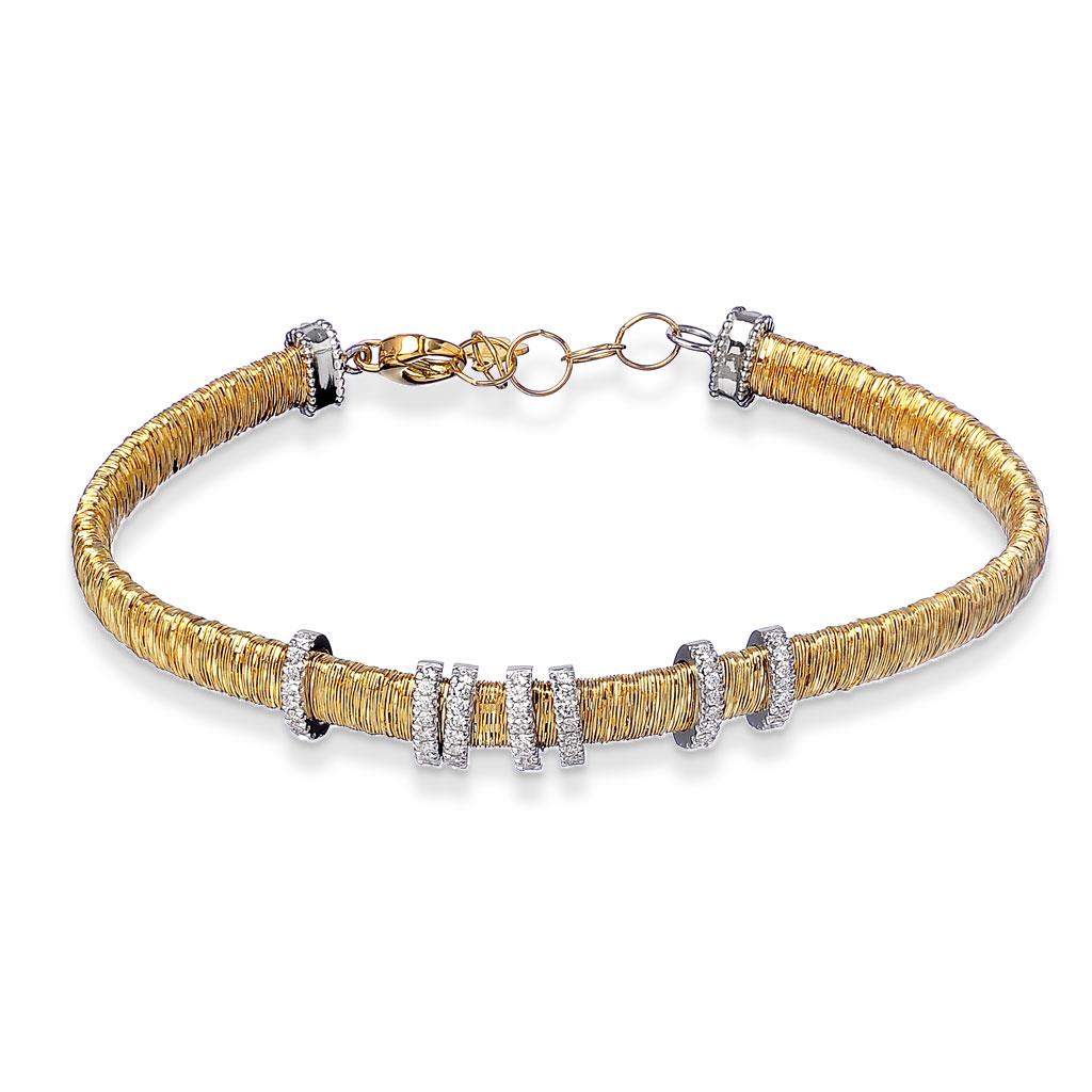 Sliding Bar Woven Bracelet