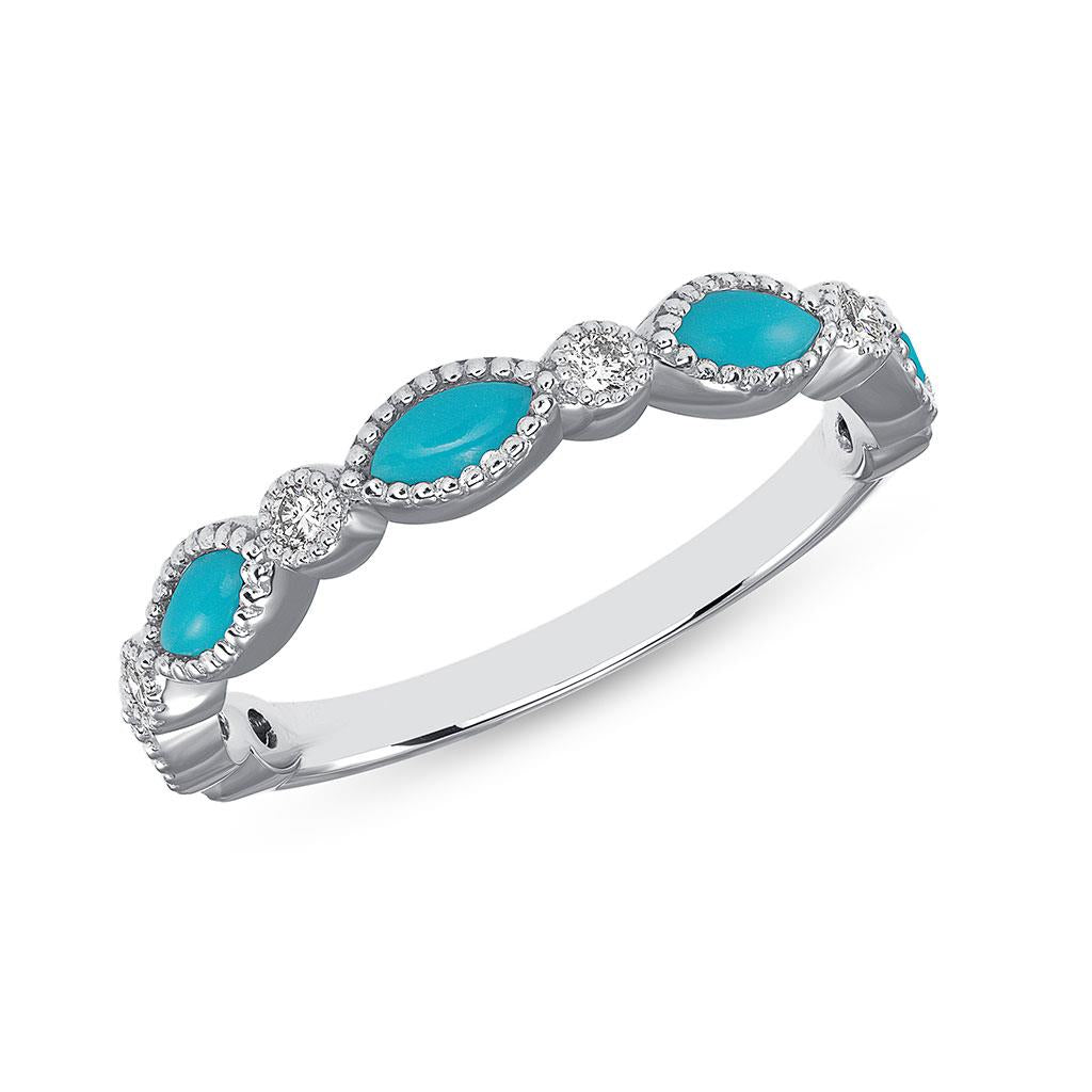 Marquise Turquoise Band