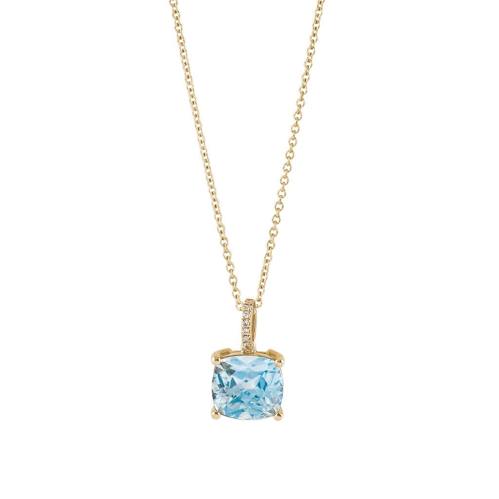 Blue Topaz Pendant