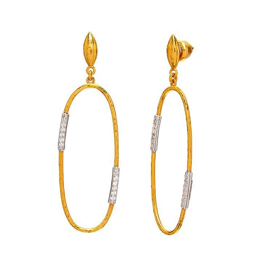 Geo Open Oval Earring