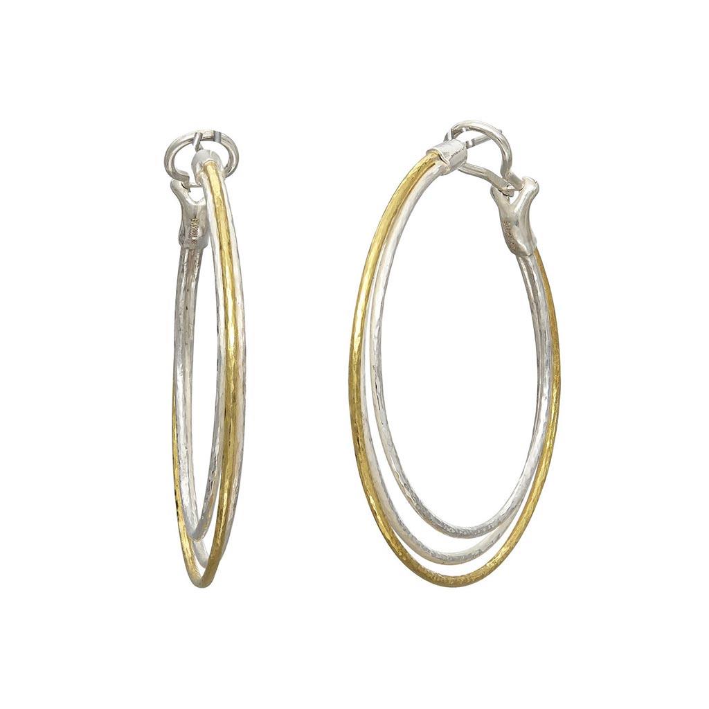 Twist Triple Hoop Earring