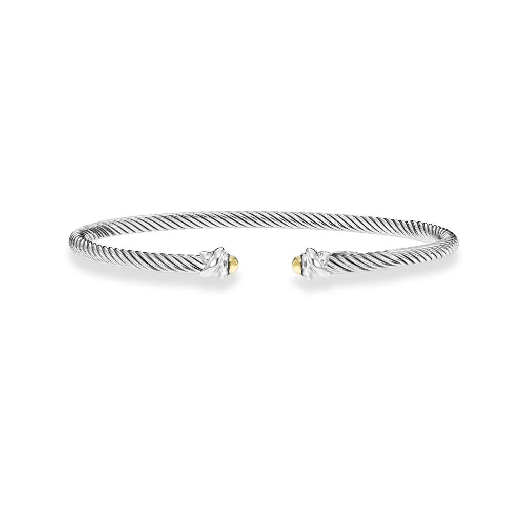 Two-Toned Cable Bracelet
