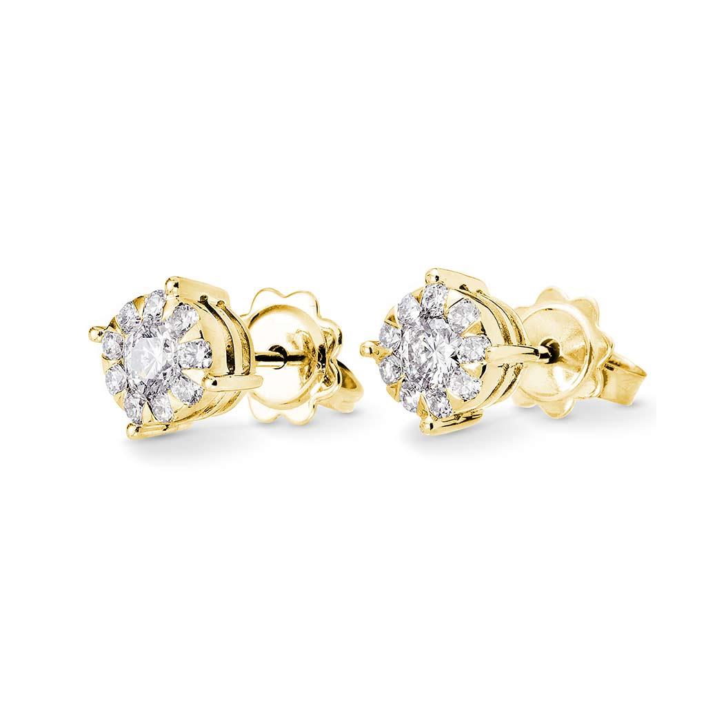 Illusion Cluster Diamond Studs