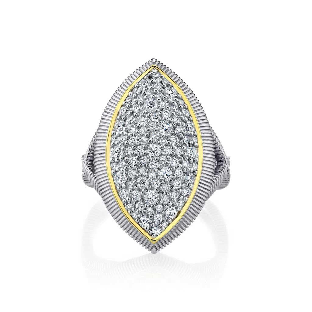 Marquise Pave Diamond Ring