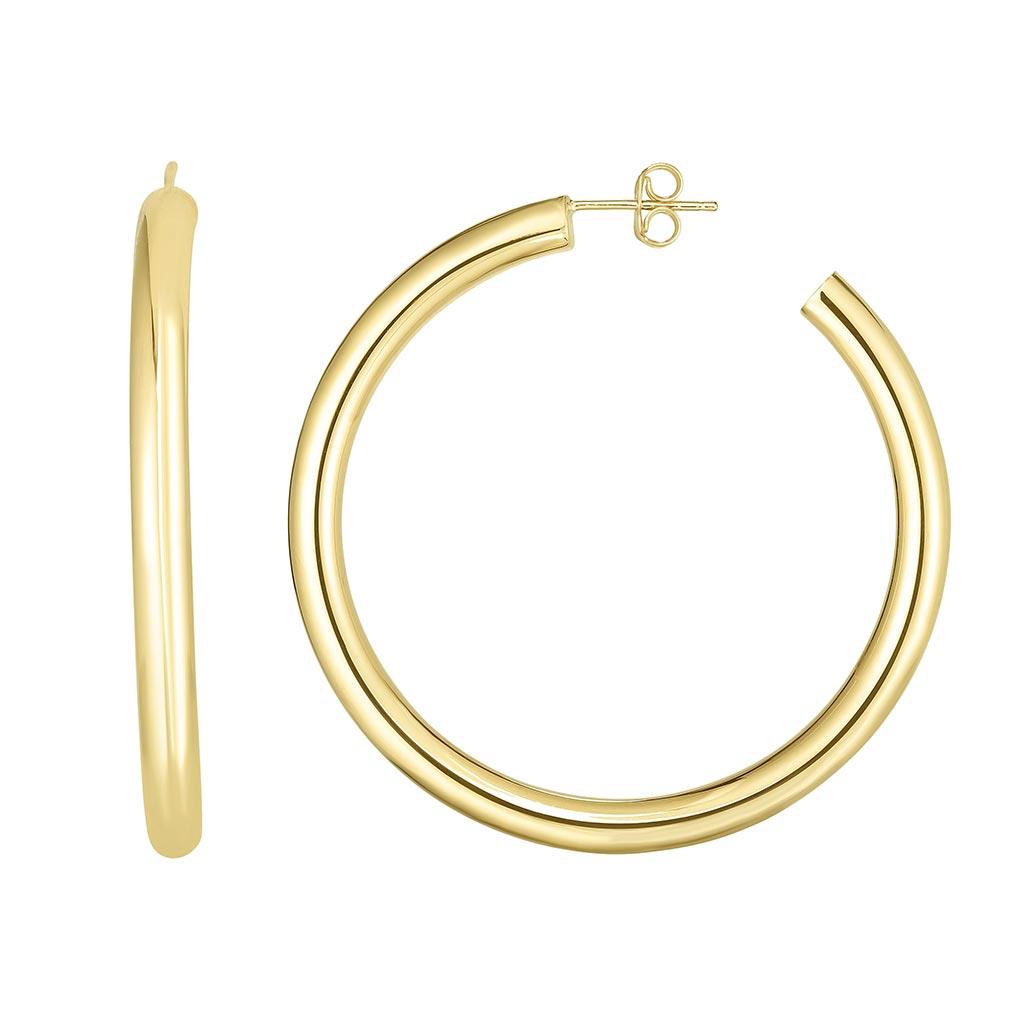 Thick Gold Hoop