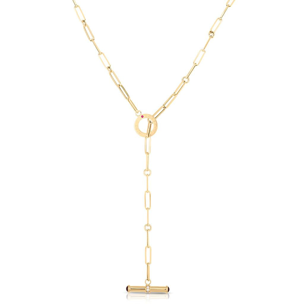 Roberto Coin Toggle paperclip chain necklace