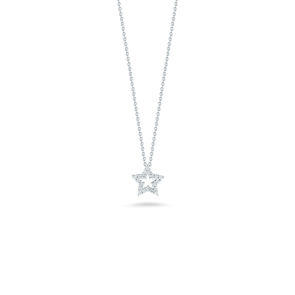 Tiny Diamond Star Pendant
